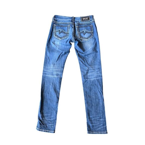Miss Me Sunny Skinny Deep Stitch Women’s Jeans size 28 - Picture 2 of 12